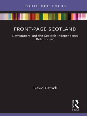cover image of Front-Page Scotland